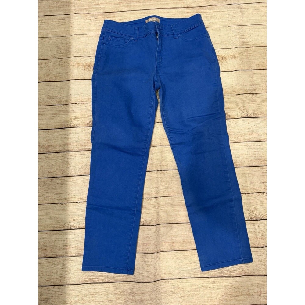 Chico’s Chicos Jeans Womens Blue Ankle Mid Rise Denim Size 0/4/small
